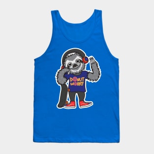 Sloth Donut Worry Tank Top